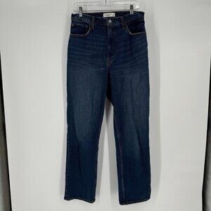 Abercrombie & Fitch Jeans Women’s 30 10 blue curve love 90's straight high rise